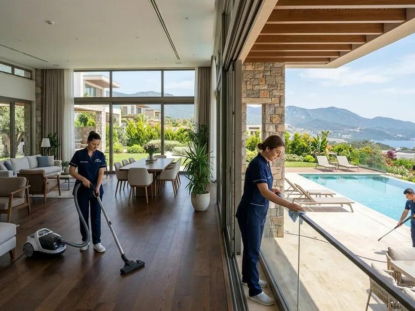 Villa cleaning